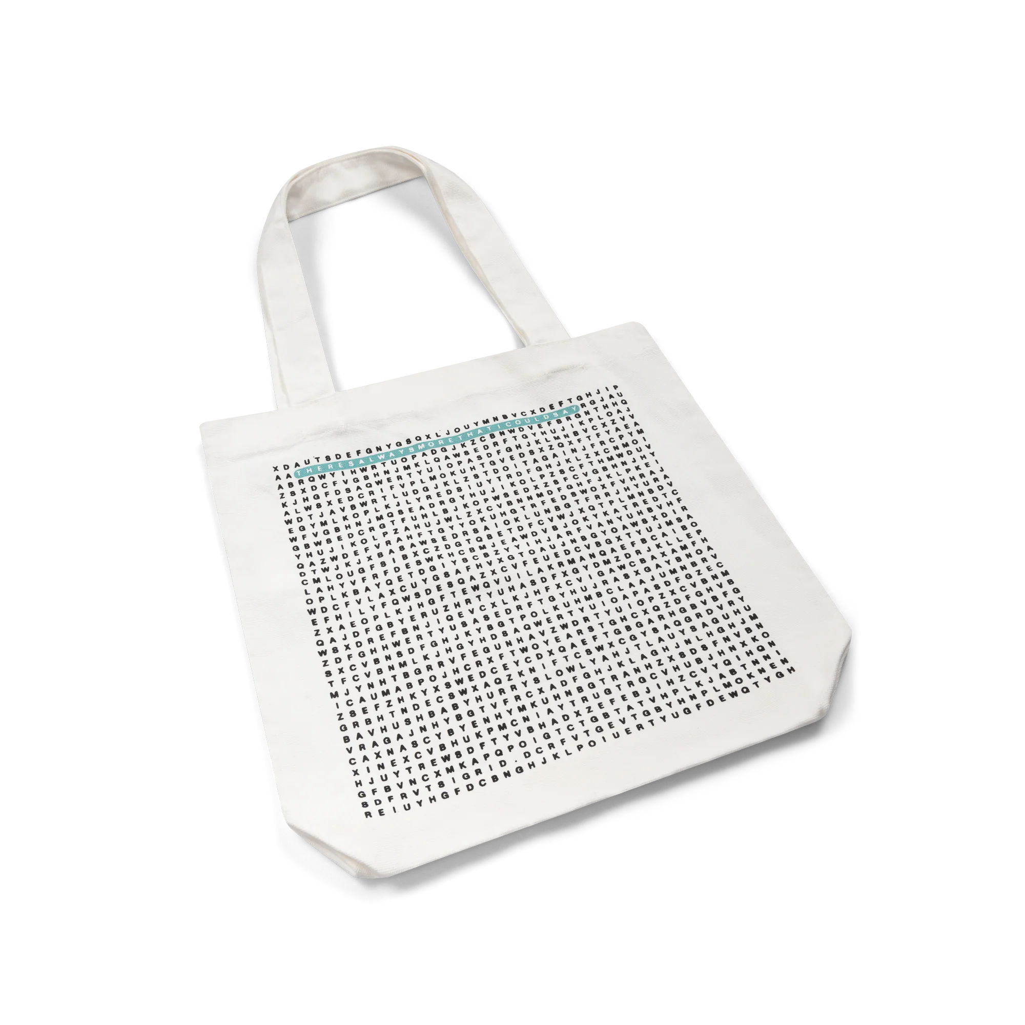 Cream Word Search Tote Bag - Image 3